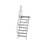 Treppe Plattform 60° Stufenbreite 800 mm 8 Stufen Munk Günzburger
