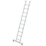 Anlegeleiter Alu 10 Sprossen mit nivello Traverse L=3,03 m Munk Günzburger
