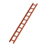 Dachleiter Rot 10 Sprossen L=2,80 m Munk Günzburger