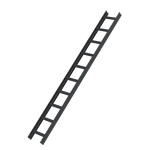Dachleiter 10 Sprossen Anthrazitgrau Munk Günzburger