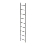 Schachtleiter Stahl feuerverz. 400 mm Lichte Weite 9 Sprossen Munk Günzburger