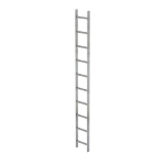 Schachtleiter Stahl feuerverz. 300 mm Lichte Weite 10 Sprossen Munk Günzburger