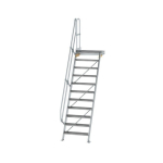 Treppe Plattform 60° Stufenbreite 800 mm 11 Stufen Munk Günzburger