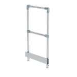 Geländer stirnseitig für Arbeitspodest fahrbar 600 mm Munk Günzburger
