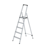 Stehleiter Alu eloxiert 5 Stufen H=1780 mm einseitig begehbar Munk Günzburger ML