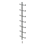 Einholmleiter L=1,96 m Stahl verz. Munk Günzburger