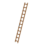 Dachleiter Holz 12 Sprossen L=3,36 m Munk Günzburger