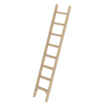 Anlegeleiter Holz 8 Stufen ohne Traverse L=2,19 m Munk Günzburger