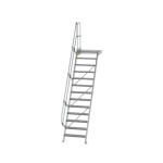 Treppe Plattform 60° Stufenbreite 800 mm 13 Stufen Munk Günzburger