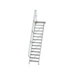 Treppe Plattform 60° Stufenbreite 800 mm 14 Stufen Munk Günzburger