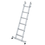 Glasreinigerleiter Alu Unterteil 6 Stuf. mit nivelloTraverse L=1,87 m Munk Günzburger