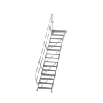 Treppe Plattform 45° Stufenbreite 800 mm 15 Stufen Munk Günzburger