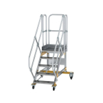 Plattformtreppe fahrbar 45° Stufenbreite 600 mm 5 Stufen Munk Günzburger