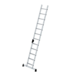 Anlegeleiter Alu 12 Stufen geriffelt nivello Traverse L=3,14 m Munk Günzburger