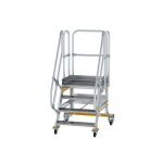 Plattformtreppe fahrbar 60° Stufenbreite 800 mm 4 Stufen Munk Günzburger
