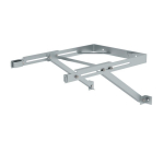 Wandhalter U-Bügel Stahl verz. verstellbar 550-750 mm Munk Günzburger