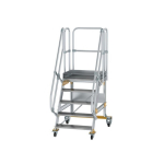 Plattformtreppe fahrbar 60° Stufenbreite 800 mm 5 Stufen Munk Günzburger