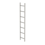 Schachtleiter Edelstahl V4A 300 mm Lichte Weite 7 Sprossen Munk Günzburger