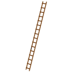 Dachleiter Holz 16 Sprossen L=4,48 m Munk Günzburger