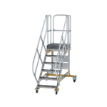 Plattformtreppe fahrbar 45° Stufenbreite 600 mm 6 Stufen Munk Günzburger