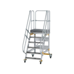 Plattformtreppe fahrbar 60° Stufenbreite 800 mm 6 Stufen Munk Günzburger