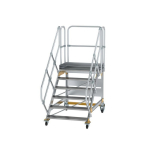 Plattformtreppe fahrbar 45° Stufenbreite 1000 mm 6 Stufen Munk Günzburger