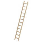 Anlegeleiter Holz 12 Stufen ohne Traverse L=3,13 m Munk Günzburger
