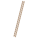 Dachleiter Holz 18 Sprossen L=5,00 m Munk Günzburger