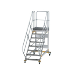 Plattformtreppe fahrbar 45° Stufenbreite 800 mm 8 Stufen Munk Günzburger