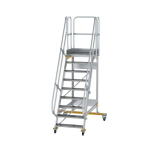 Plattformtreppe fahrbar 60° Stufenbreite 800 mm 9 Stufen Munk Günzburger