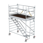 Rollgerüst SG1,35x2,45m Schrägaufstiegen Plattformhöhe 2,51 m Munk Günzburger
