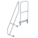 Zweiter Handlauf f. Treppe Plattform 60° 4 Stufen Munk Günzburger