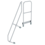 Zweiter Handlauf f. Treppe Plattform 60° 5 Stufen Munk Günzburger