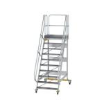 Plattformtreppe fahrbar 60° Stufenbreite 1000 mm 10 Stufen Munk Günzburger