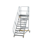 Plattformtreppe fahrbar 45° Stufenbreite 1000 mm 10 Stufen Munk Günzburger