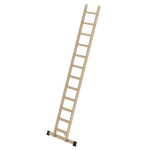 Anlegeleiter Holz 12 Stufen mit Traverse L=3,16 m Munk Günzburger