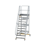 Plattformtreppe fahrbar 60° Stufenbreite 1000 mm 11 Stufen Munk Günzburger
