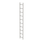 Schachtleiter Edelstahl V4A 300 mm Lichte Weite 10 Sprossen Munk Günzburger