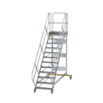 Plattformtreppe fahrbar 45° Stufenbreite 800 mm 12 Stufen Munk Günzburger