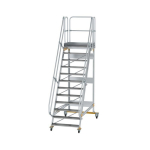 Plattformtreppe fahrbar 60° Stufenbreite 1000 mm 12 Stufen Munk Günzburger