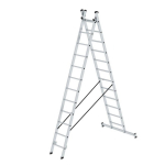 Mehrzweckleiter 2x12 Sprossen nivello Traverse 2tlg. L=6,14 m Munk Günzburger