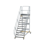 Plattformtreppe fahrbar 45° Stufenbreite 1000 mm 12 Stufen Munk Günzburger