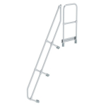 Zweiter Handlauf f. Treppe Plattform 60° 8 Stufen Munk Günzburger