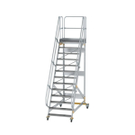 Plattformtreppe fahrbar 60° Stufenbreite 1000 mm 13 Stufen Munk Günzburger