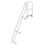 Zweiter Handlauf f. Treppe Plattform 60° 9 Stufen Munk Günzburger