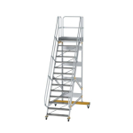 Plattformtreppe fahrbar 60° Stufenbreite 1000 mm 14 Stufen Munk Günzburger