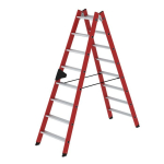 Stehleiter GFK / Alu 2x8 Stufen L=2,10 m beidseitig begehbar Munk Günzburger