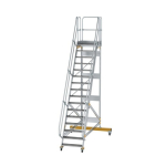 Plattformtreppe fahrbar 60° Stufenbreite 800 mm 16 Stufen Munk Günzburger