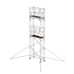 Rollgerüst SG 0,75 x 1,80 m mit Ausleger Plattformhöhe 5,59 m Munk Günzburger
