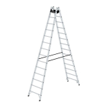Stehleiter Alu 2x14 Sprossen beidseitig L=1,83 m Munk Günzburger